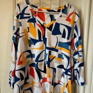 CHICO'S Size 4 (20) Tank and Pullover Top Both for one Money NWOT Great Colors~!